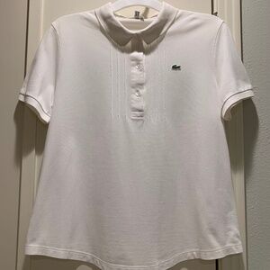 Lacoste.( Alligator)mesh cotton polo shirt. size 44..euro size. Vintage